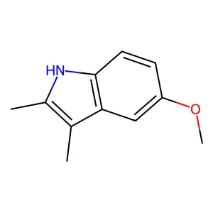 1H-Indole, 5-methoxy-2,3-dimethyl- structure