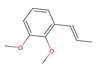 3-Propenylveratrole structure