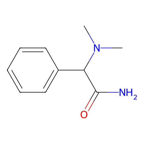 2-(Dimethylamino)-2-phenylacetamide structure