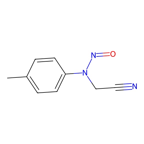 Acetonitrile, [(4-methylphenyl)nitrosoamino]- structure