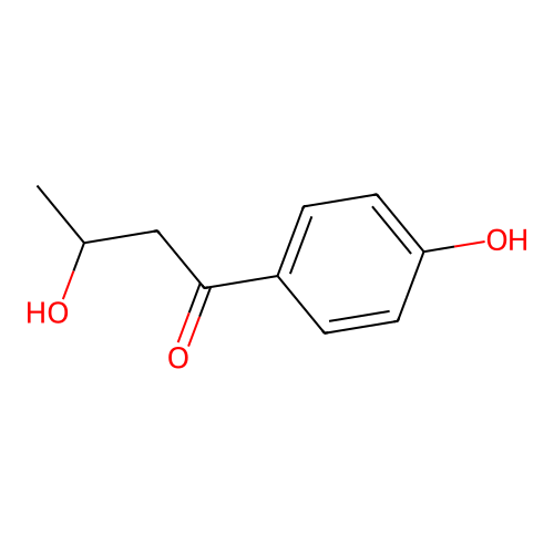 3-Hydroxy-1-(4-hydroxyphenyl)butan-1-one structure