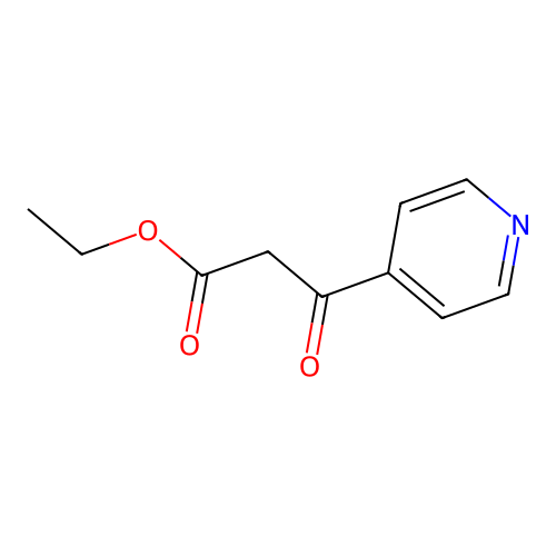 Ethyl 3-(4-pyridyl)-3-oxopropionate structure
