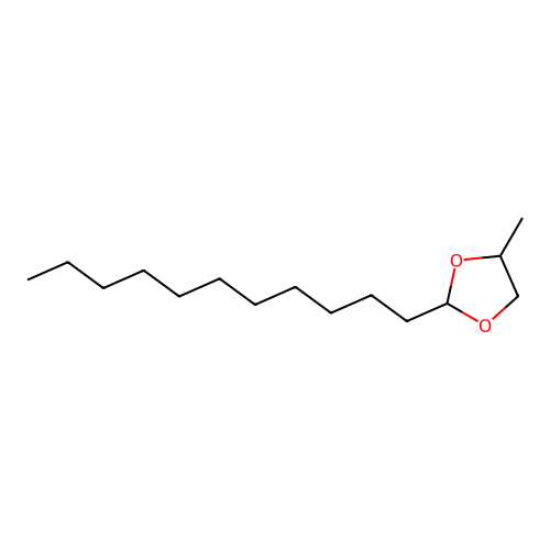 4-Methyl-2-undecyl-1,3-dioxolane structure