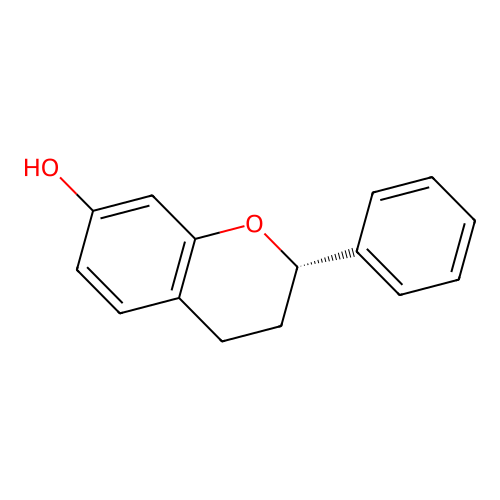 7-Hydroxyflavan structure
