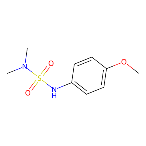1-(Dimethylsulfamoylamino)-4-methoxybenzene structure