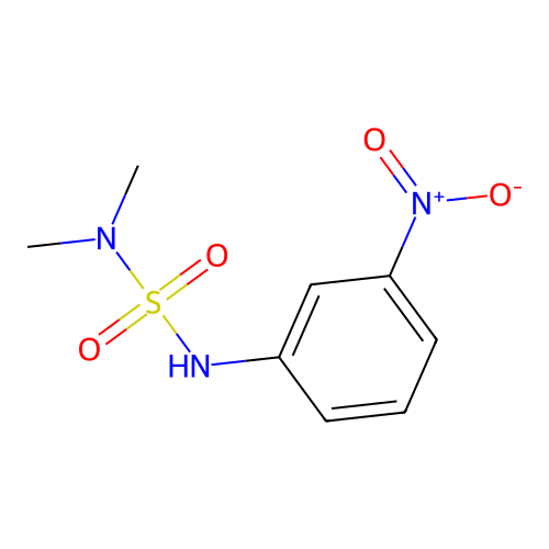 N,N-dimethyl-N'-(3-nitrophenyl)sulfamide structure
