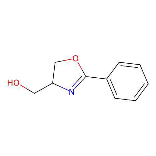 (2-Phenyl-4,5-dihydro-1,3-oxazol-4-yl)methanol structure