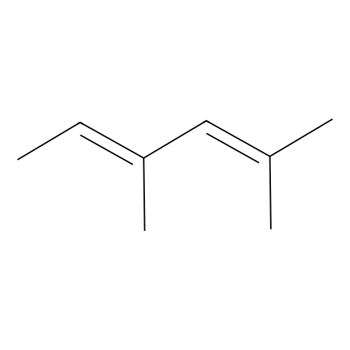 (E)-2,4-Hexadiene, 2,4-dimethyl- structure