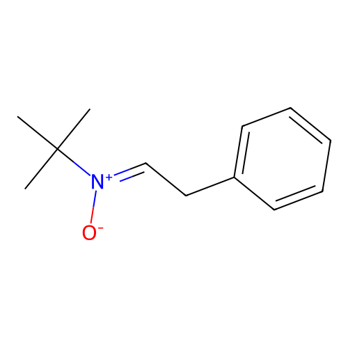 N-tert-butyl-2-phenylethanimine oxide structure