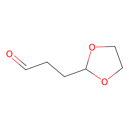 1,3-Dioxolane-2-propionaldehyde structure