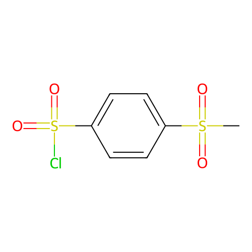 4-Methanesulfonylbenzene-1-sulfonyl chloride structure