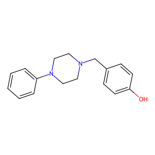 4-[(4-Phenylpiperazin-1-yl)methyl]phenol structure