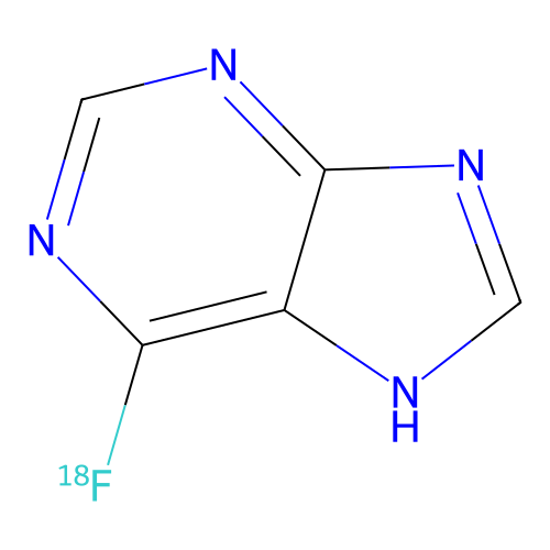 6-(18F)fluoro-7H-purine structure