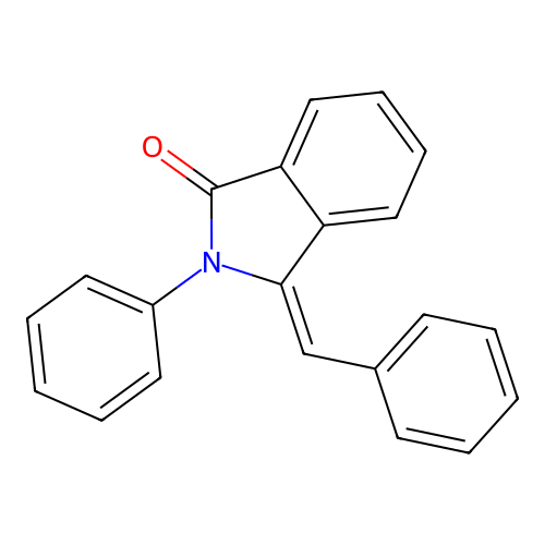 3-Benzylidene-2-phenylisoindol-1-one structure