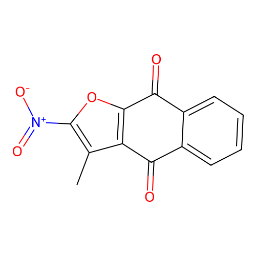 3-Methyl-2-nitrobenzo[f][1]benzofuran-4,9-dione structure