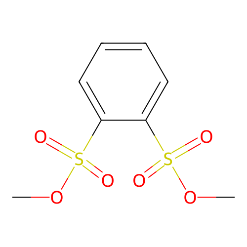 Dimethyl 1,2-benzenedisulfonate structure