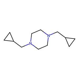 1,4-Bis(cyclopropylmethyl)piperazine structure