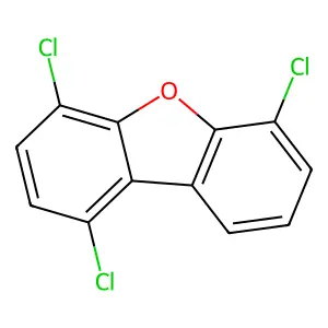 1,4,6-Trichlorodibenzofuran structure