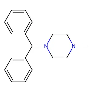 赛克利嗪 structure