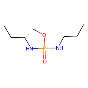 Phosphorodiamidic acid, N,N'-dipropyl-, methyl ester structure