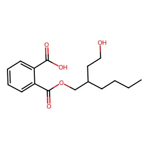 2-[2-(2-羟乙基)己氧羰基]苯甲酸 structure