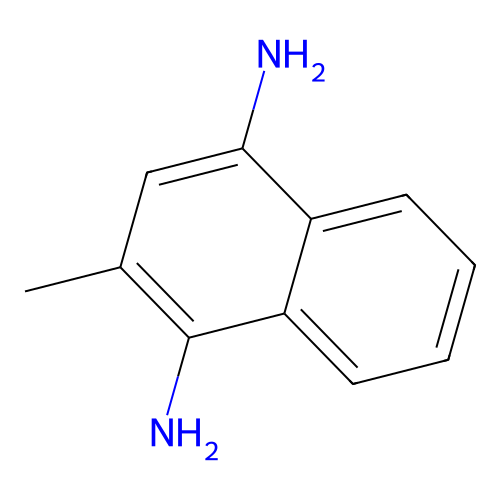 2-甲基-1,4-萘二胺 structure