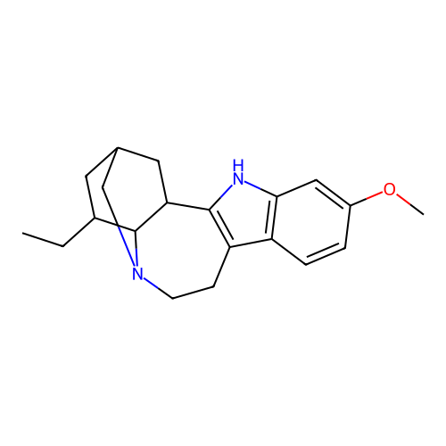 夜灵木碱 structure