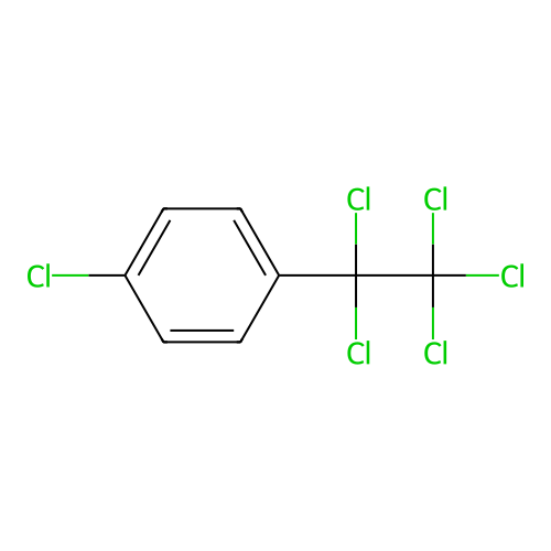 1-Chloro-4-(1,1,2,2,2-pentachloroethyl)benzene structure
