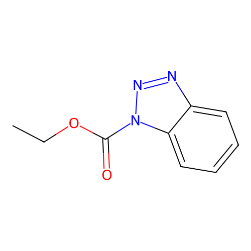 1-Ethoxycarbonylbenzotriazol structure