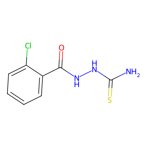 2-[(2-Chlorophenyl)carbonyl]hydrazinecarbothioamide structure