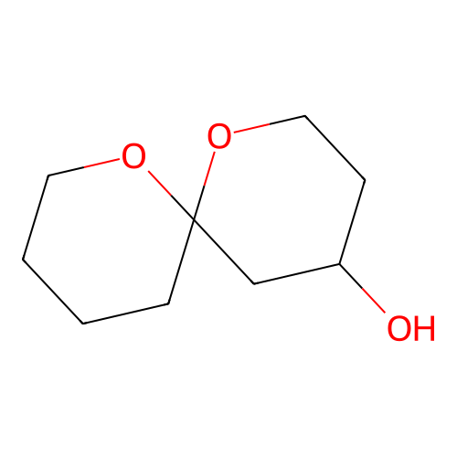4-Hydroxy-1,7-dioxaspiro(5.5)undecane structure
