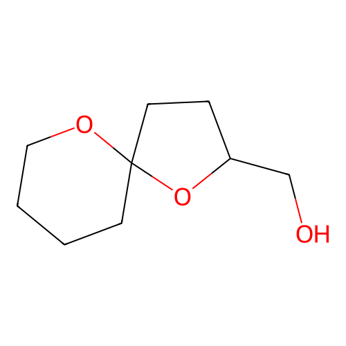 1,6-Dioxaspiro[4.5]decan-2-ylmethanol structure