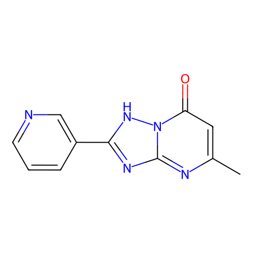5-Methyl-2-(pyridin-3-yl)-[1,2,4]triazolo[1,5-a]pyrimidin-7(1h)-one structure