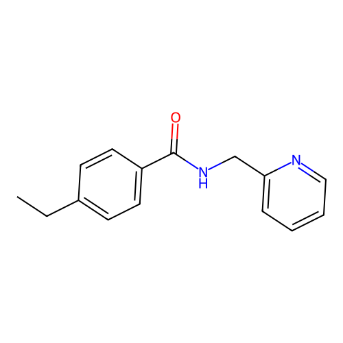 4-ethyl-N-(pyridin-2-ylmethyl)benzamide structure