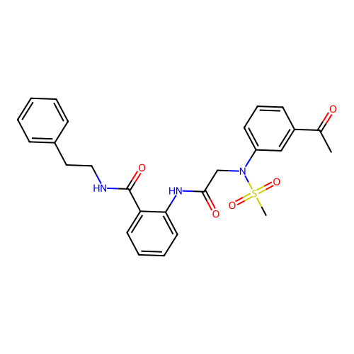 2-[[2-[(3-Acetylphenyl)(methylsulfonyl)amino]acetyl]amino]-N-(2-phenylethyl)benzamide structure