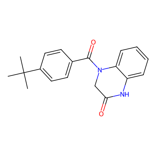 4-(4-Tert-butylbenzoyl)-1,3-dihydroquinoxalin-2-one structure