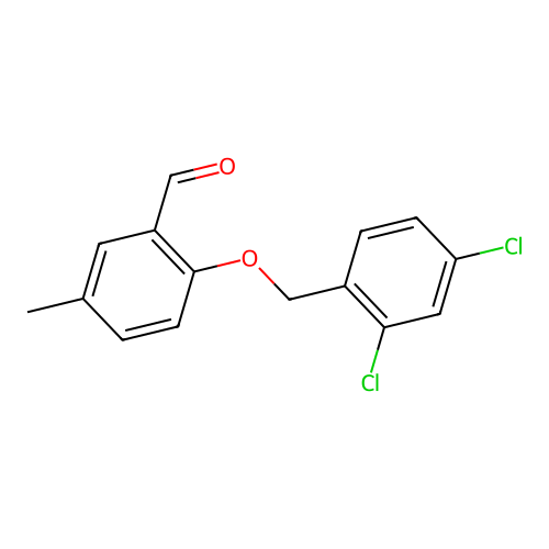 2-[(2,4-Dichlorophenyl)methoxy]-5-methylbenzaldehyde structure