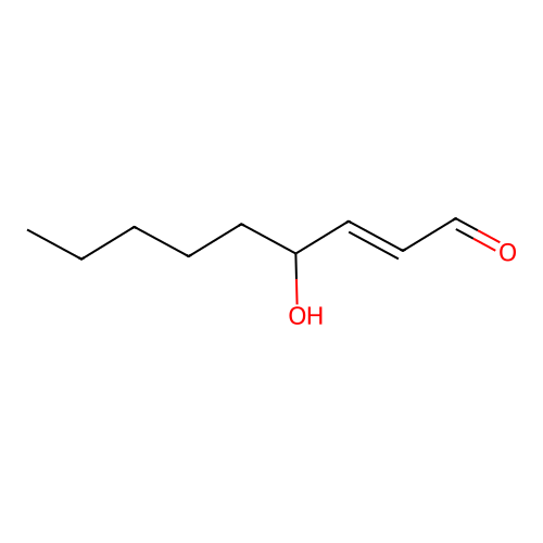 4-羟基-2-壬烯醛 structure