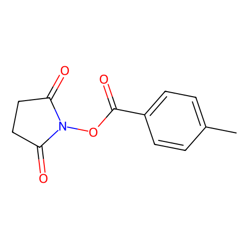 2,5-Pyrrolidinedione, 1-[(4-methylbenzoyl)oxy]- structure