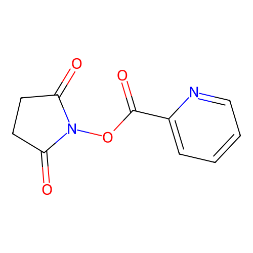 1-[(2-Pyridinylcarbonyl)oxy]-2,5-pyrrolidinedione structure