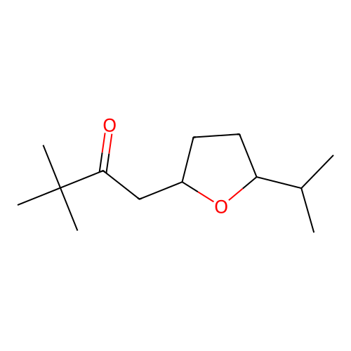 1-(5-Isopropyltetrahydro-2-furanyl)-3,3-dimethyl-2-butanone structure