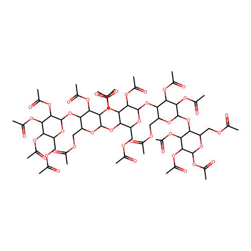 D-Cellopentose Heptadecaacetate structure