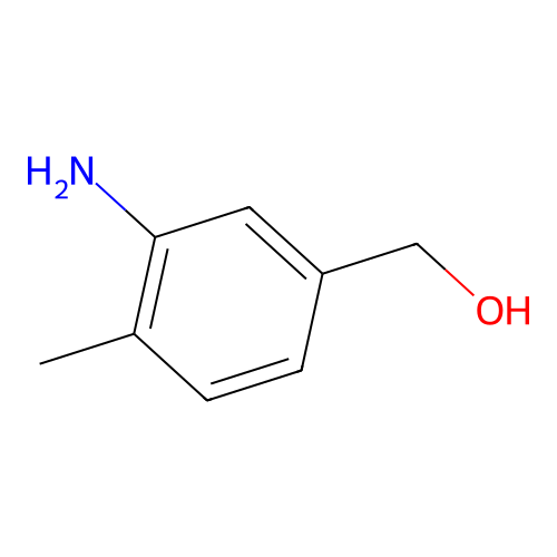 (3-Amino-4-methylphenyl)methanol structure