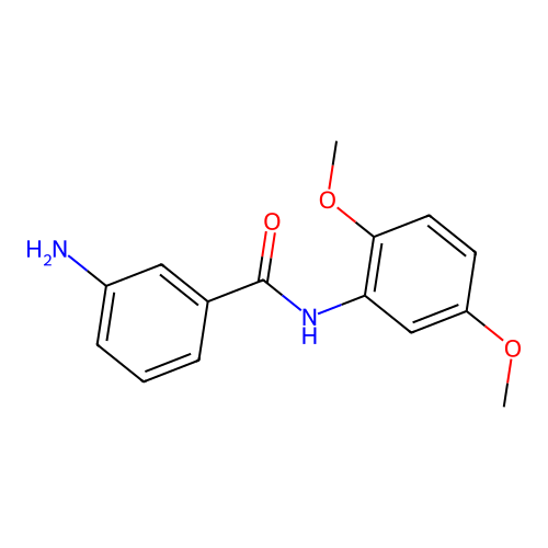3-Amino-n-(2,5-dimethoxyphenyl)benzamide structure