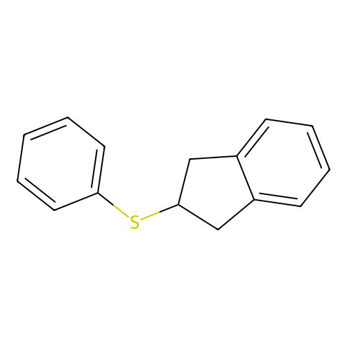 2-Phenylthioindan structure