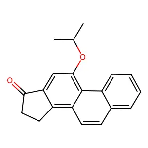 17-Cyclopenta(a)phenanthren-17-one, 15,16-dihydro-11-isopropoxy- structure