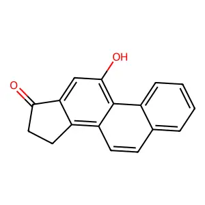 17H-Cyclopenta(a)phenanthren-17-one, 15,16-dihydro-11-hydroxy- structure