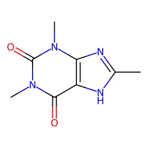 3,9-Dihydro-1,3,8-trimethyl-1H-purine-2,6-dione structure