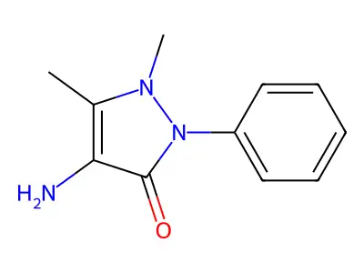 4-氨基安替比林 structure