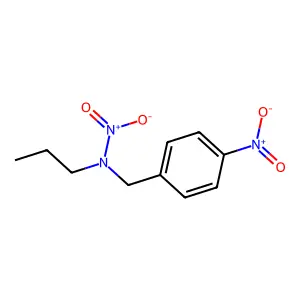 Benzenemethanamine, N,4-dinitro-N-propyl- structure